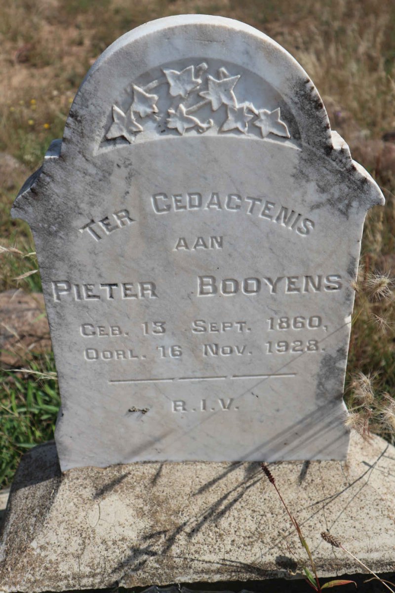 BOOYENS Pieter 1860-1928