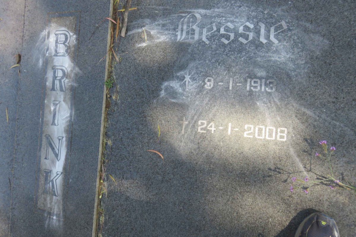 BRINK Bessie 1913-2008