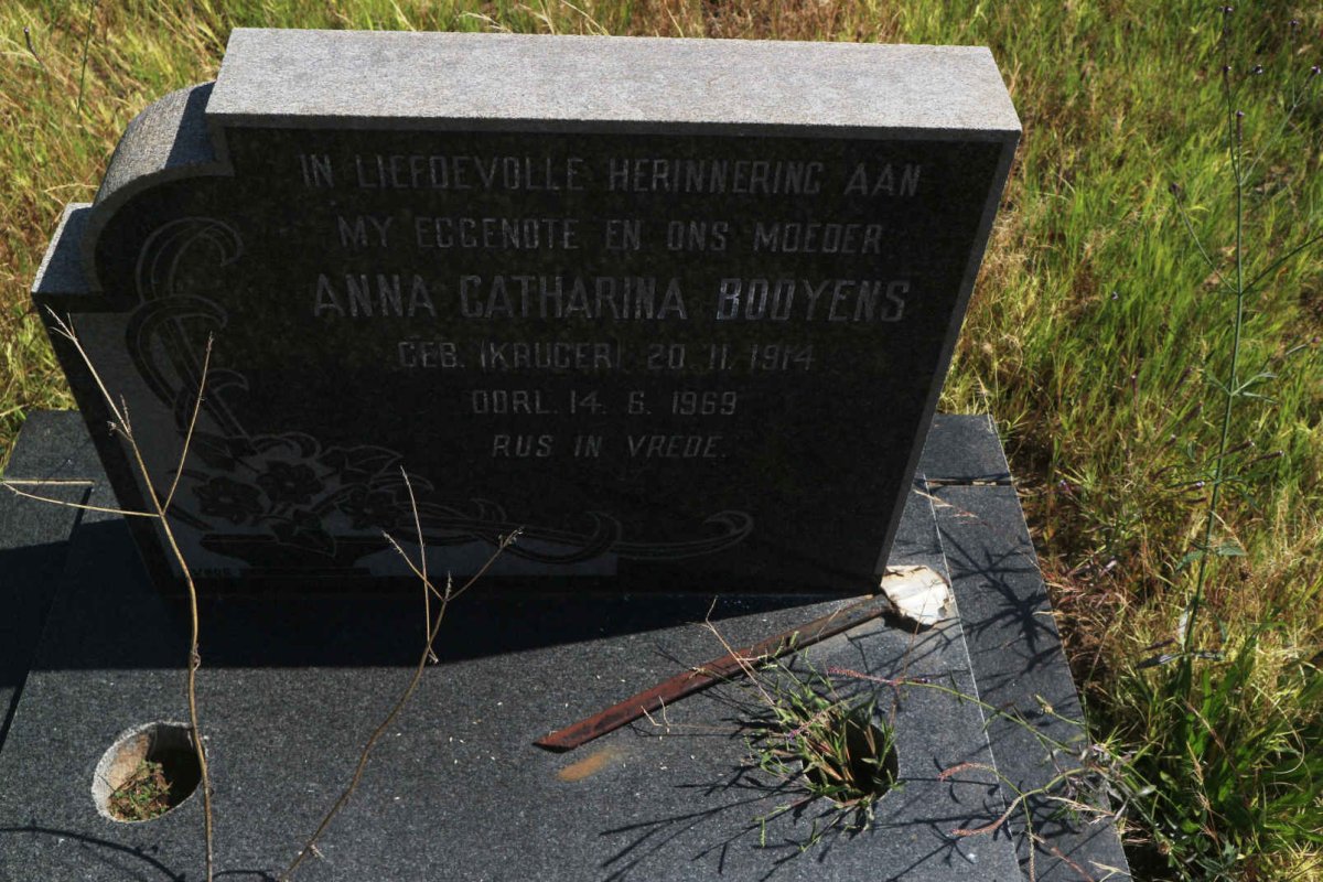 BOOYENS Anna Catharina nee KRUGER 1914-1969
