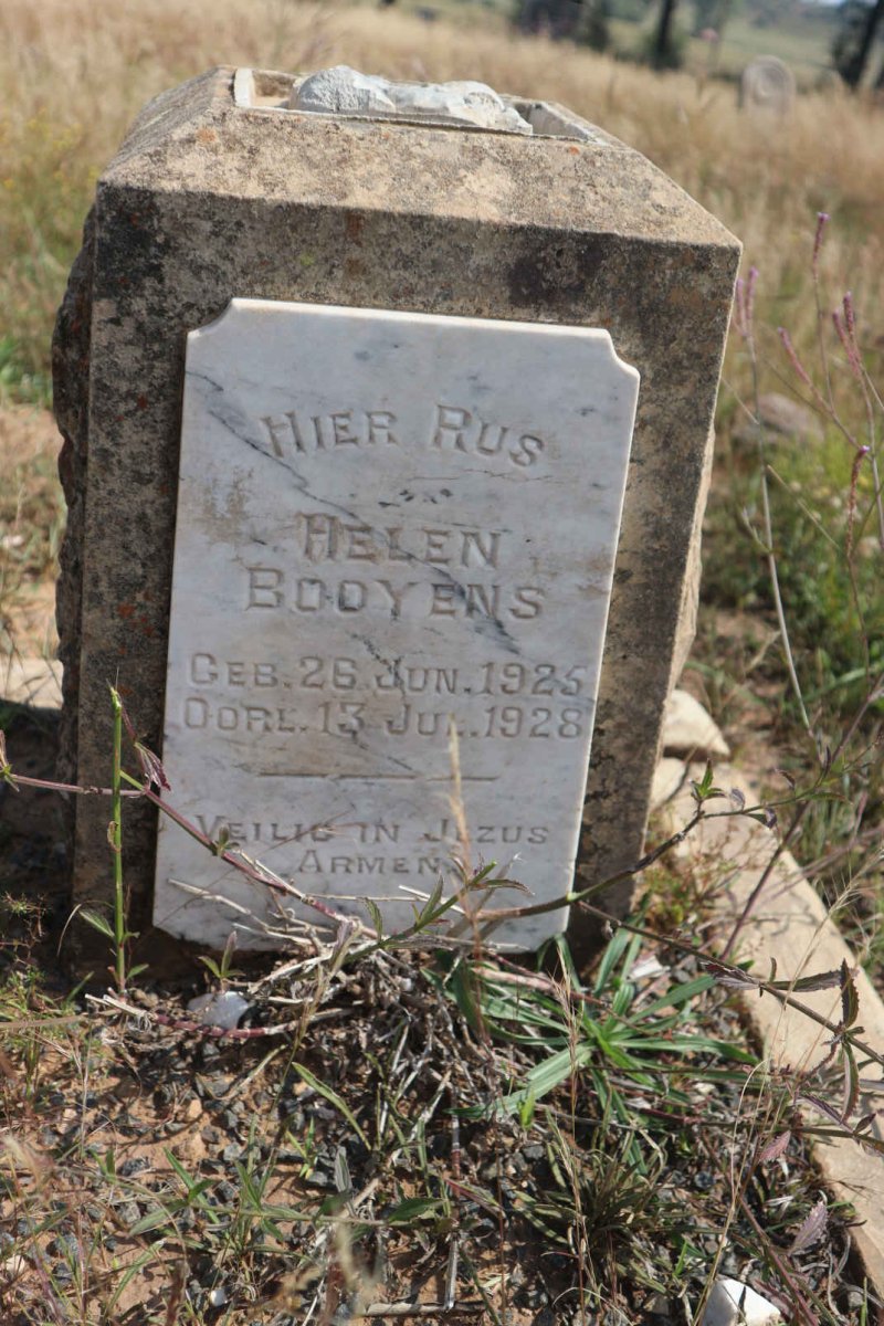 BOOYENS Helen 1925-1928