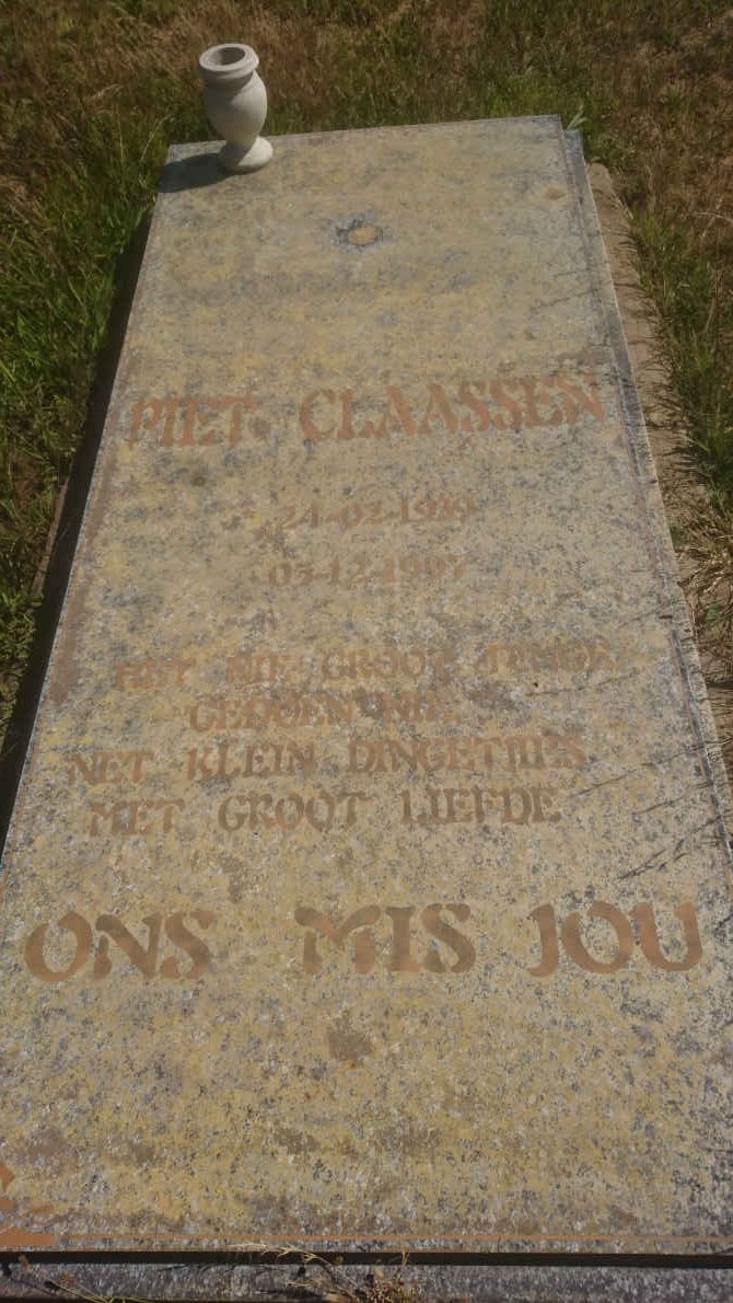 CLAASSEN Piet 1939-1997