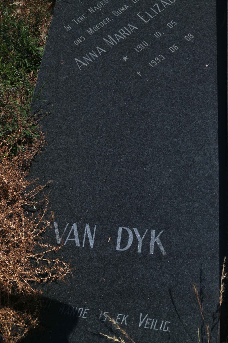 DYK Anna Maria Elizabeth, van 1910-1993 _1