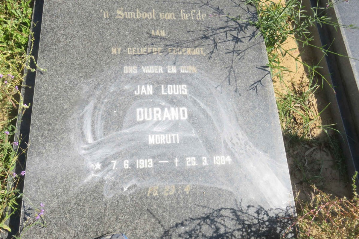 DURAND Jan Louis 1913-1984