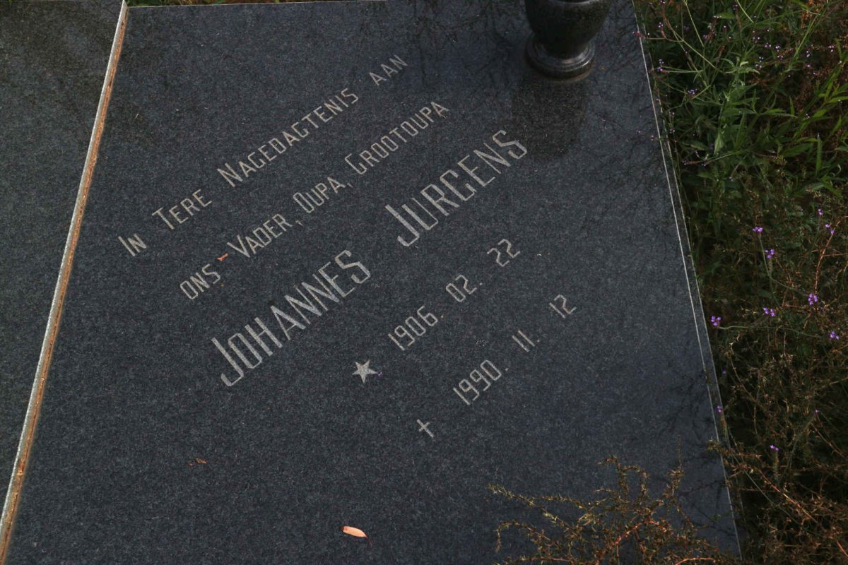 DYK Johannes Jurgens, van 1906-1990