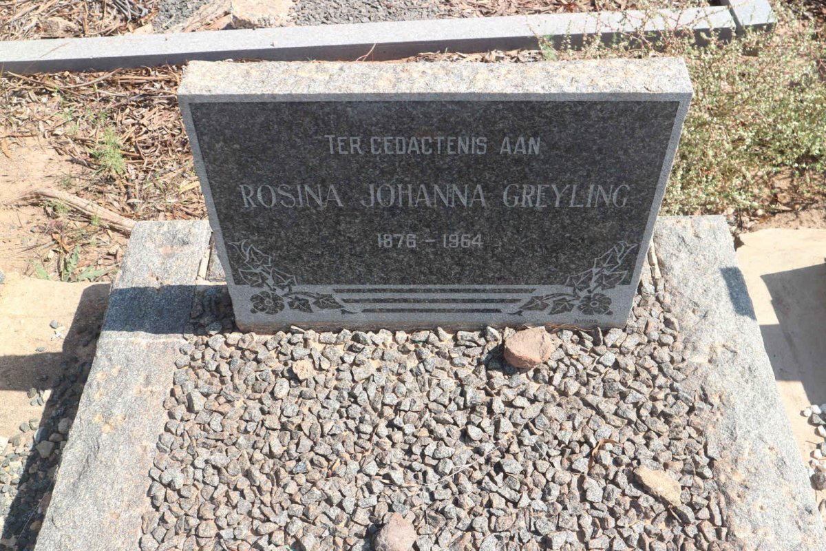 GREYLING Rosina Johanna 1876-1964