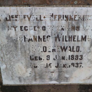 GROENEWALD Johannes Wilhelmus 1893-1937