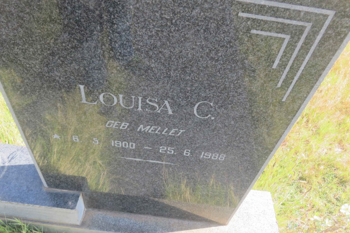 HOFFMAN Louisa C. nee MELLET 1900-1988