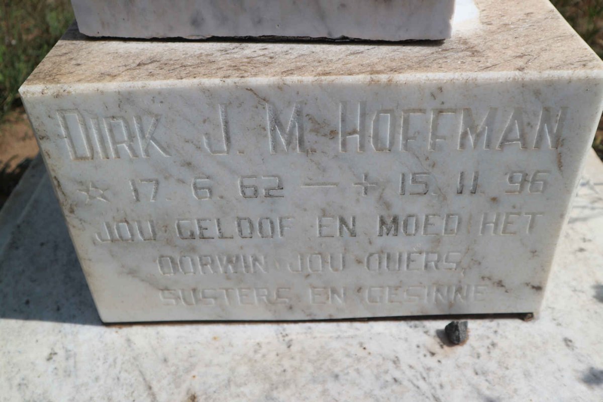 HOFFMAN Jacobus M. 1958-1959 :: HOFFMAN Dirk J.M. 1962-1996