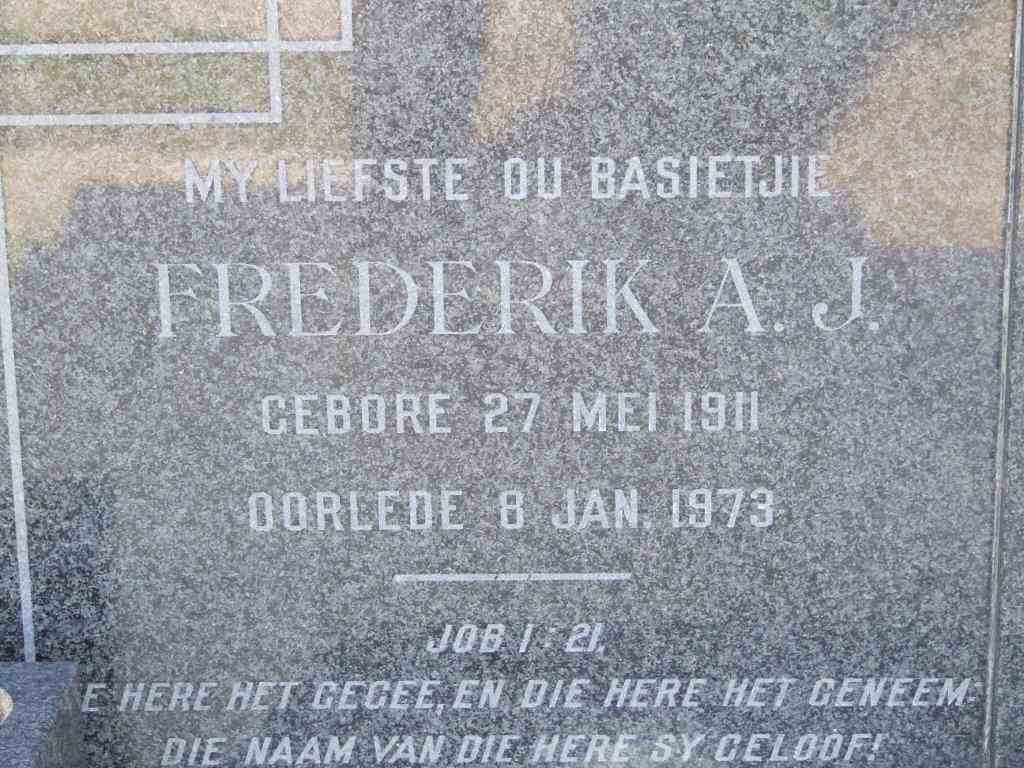 HEERDEN Frederik A.J., van 1911-1973