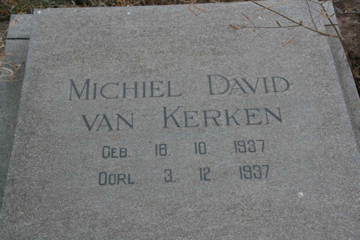 KERKEN Michiel David, van 1937-1937
