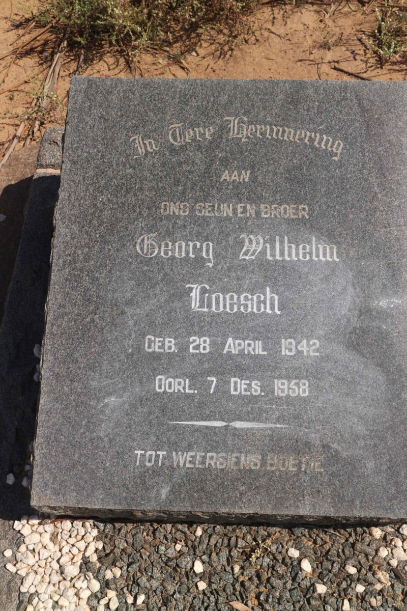 LOESCH Georg Wilhelm 1942-1958