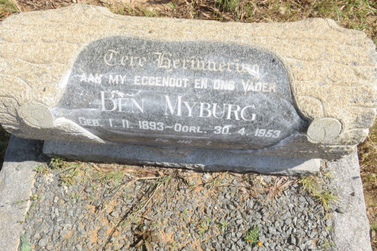 MYBURG Ben 1893-1953