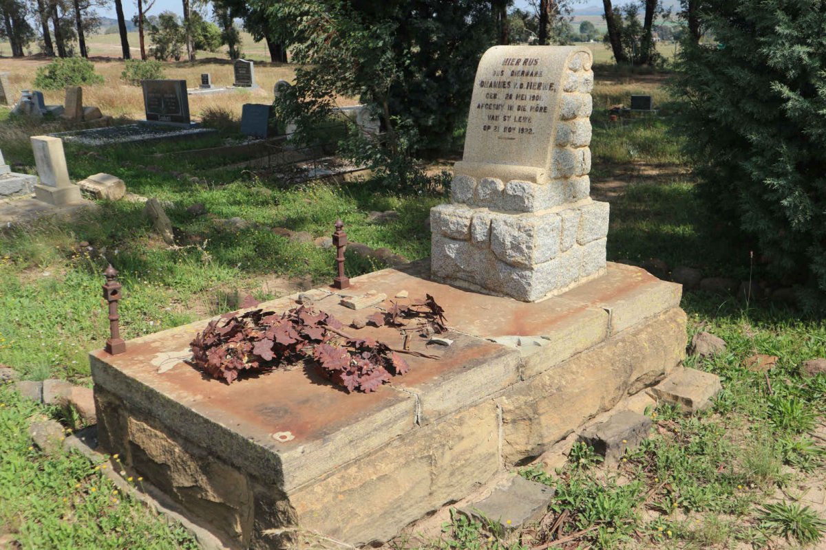 MERWE Johannes, v.d. 1901-1922