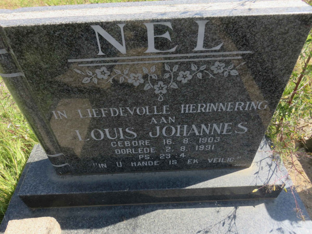 NEL Louis Johannes 1903-1991