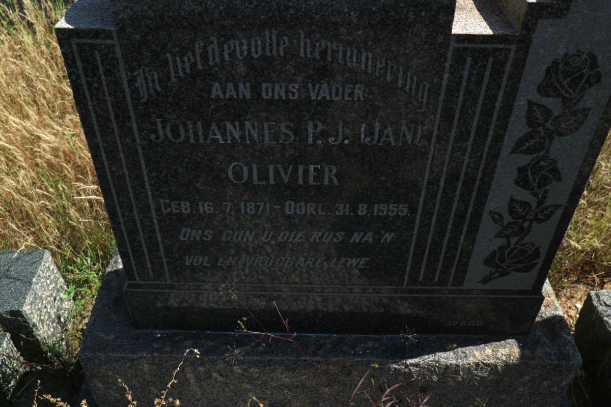 OLIVIER Johannes P.J. 1871-1955