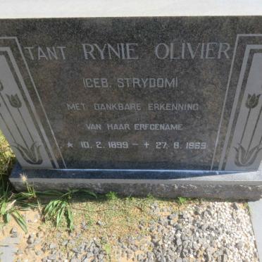 OLIVIER Rynie nee STRYDOM 1899-1969