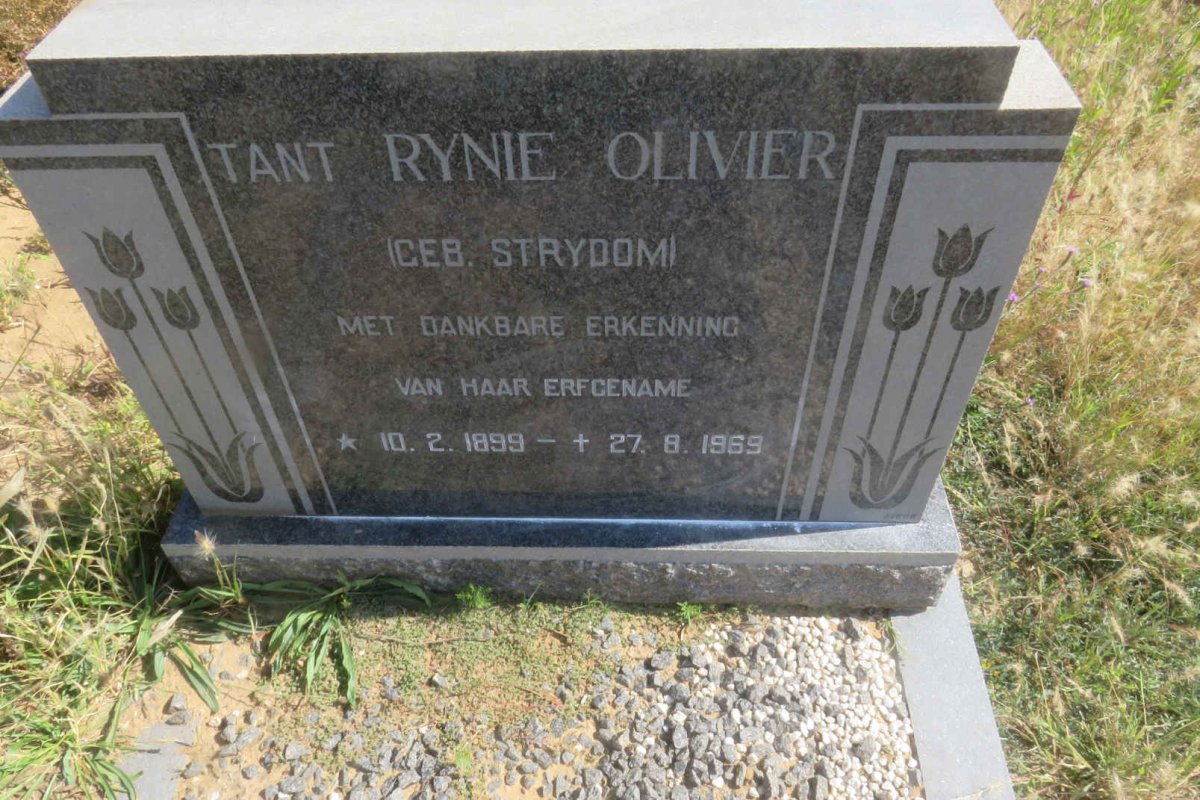 OLIVIER Rynie nee STRYDOM 1899-1969
