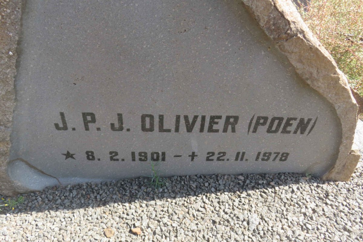 OLIVIER J.P.J. 1901-1978