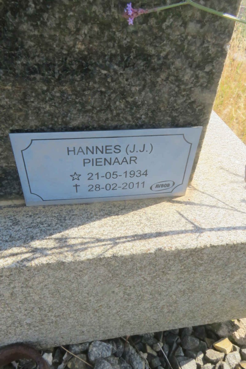 PIENAAR Zacharias Andrias 1906-1966 :: PIENAAR J.J. 1934-2011 _2