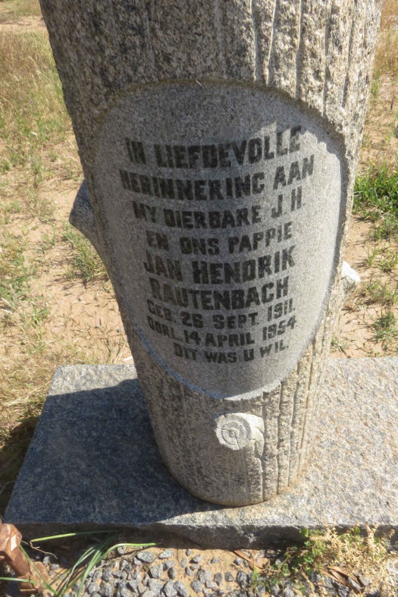 RAUTENBACH Jan Hendrik 1911-1954
