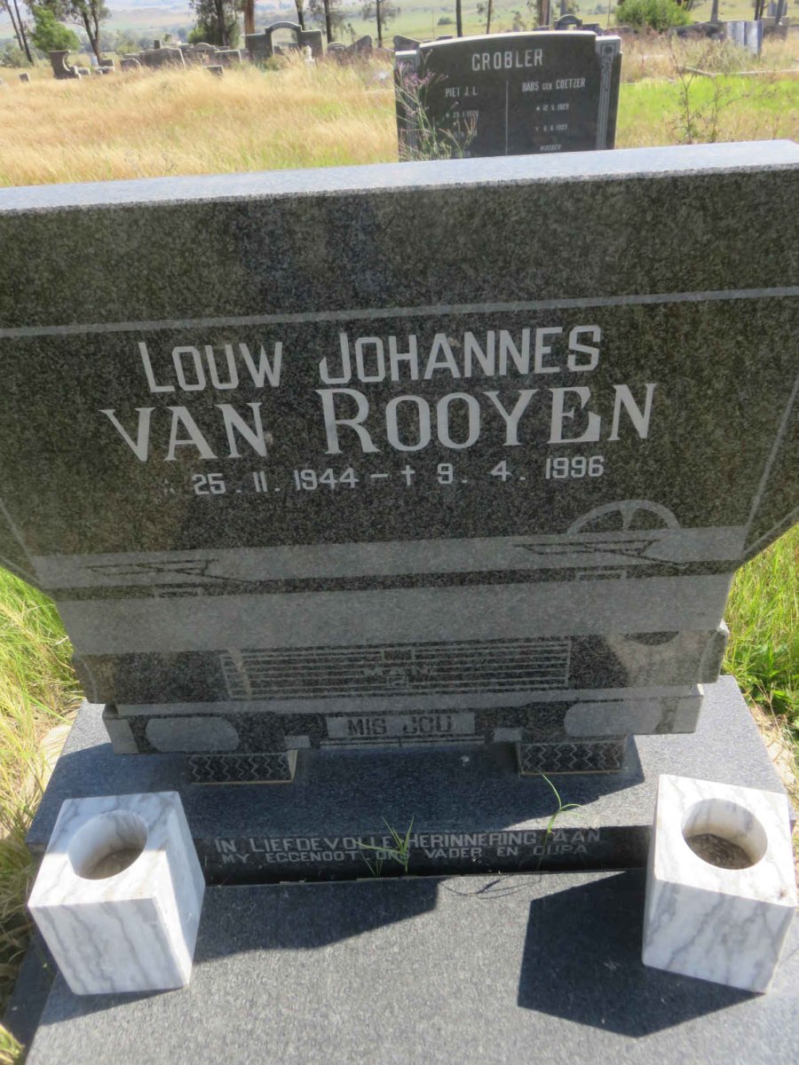 ROOYEN Louw Johannes, van 1944-1996