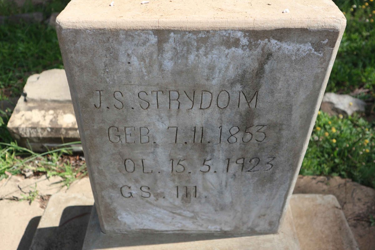 STRYDOM J.S. 1853-1923