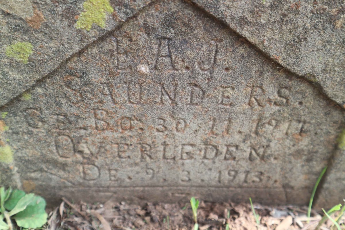 SAUNDERS E.A.J. 1911-1913