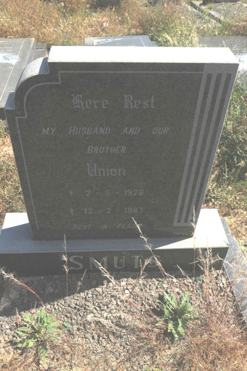 SMUTS Union 1926-1987