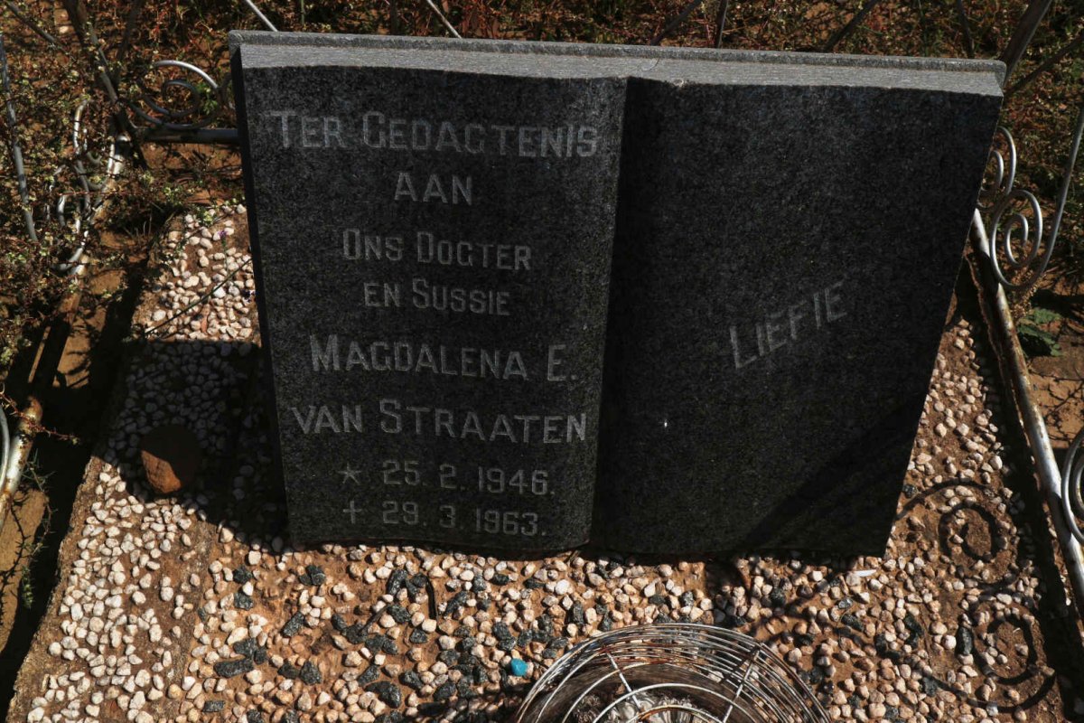 STRAATEN Magdalena E., van 1946-1963
