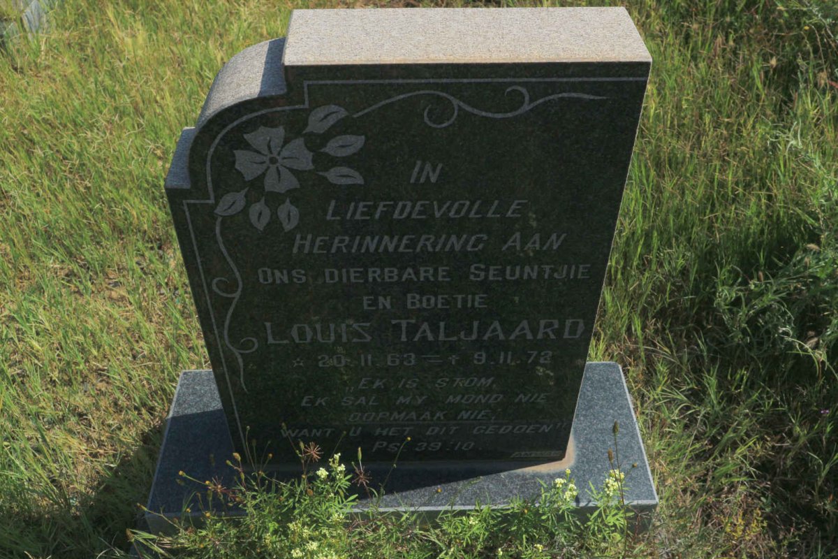 TALJAARD Louis 1963-1973