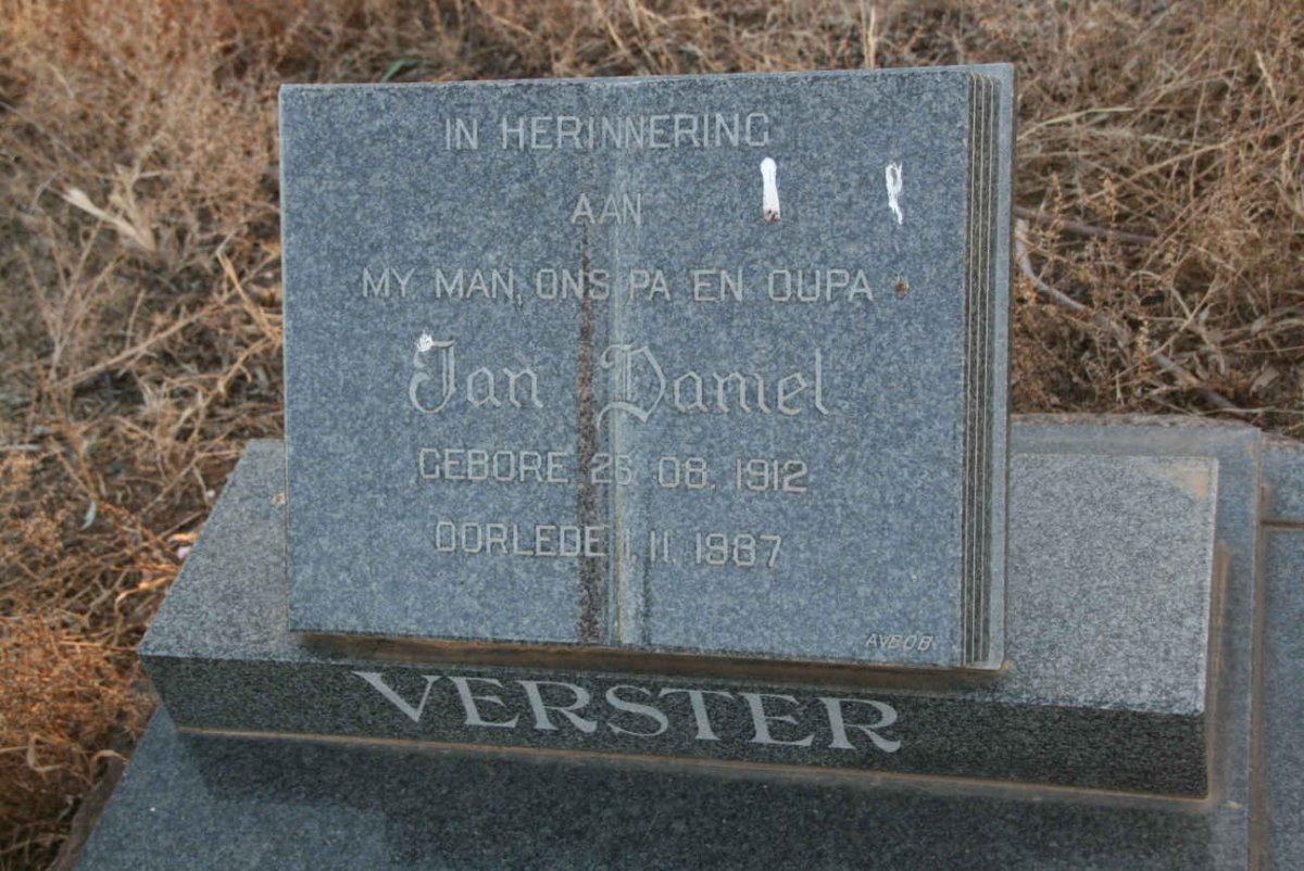 VERSTER Jan Daniel 1912-1987