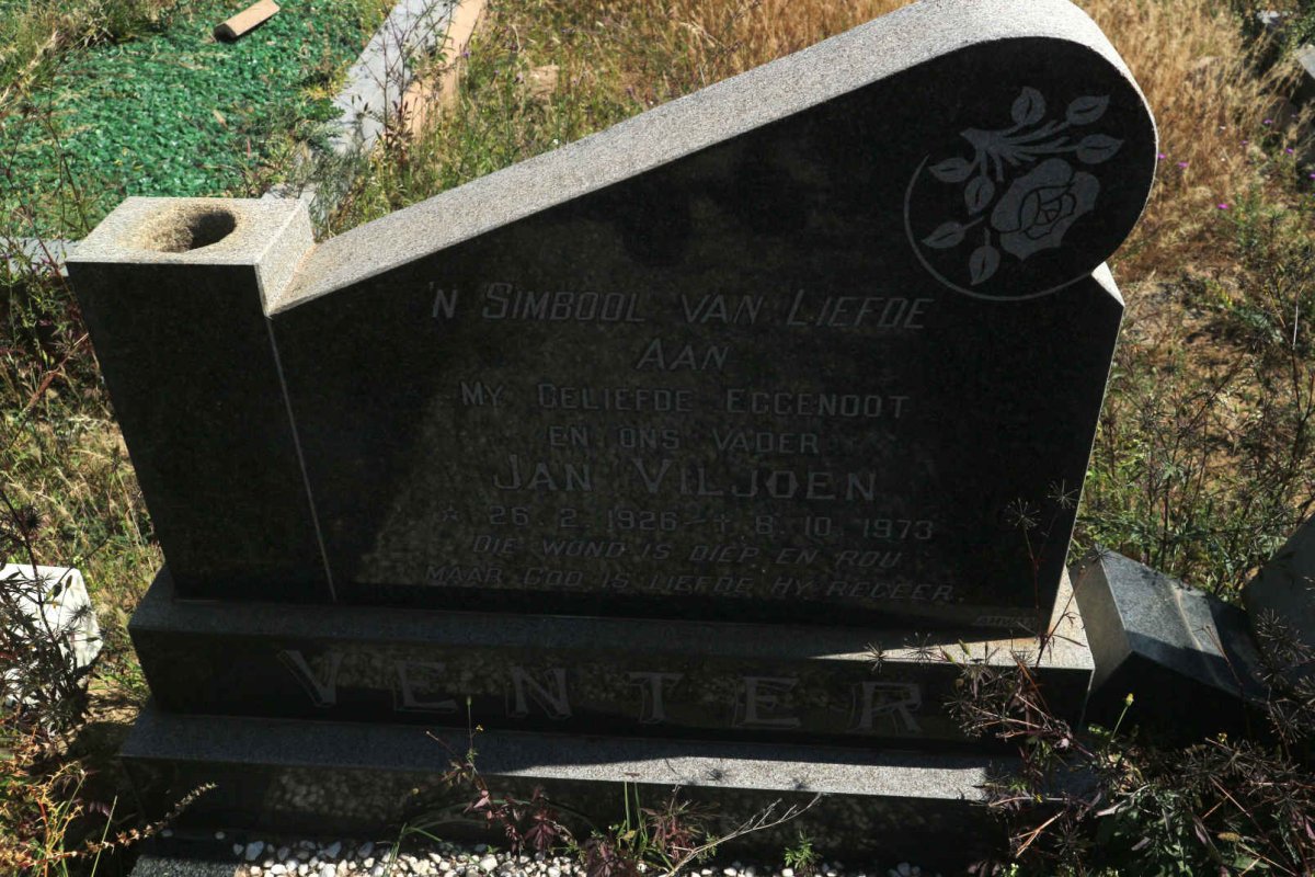 VENTER Jan Viljoen 1926-1973