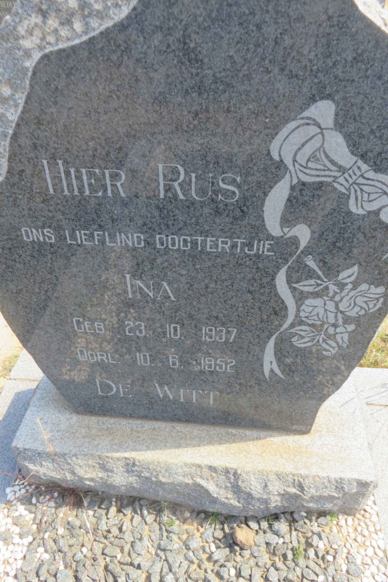 WITT Ina, de 1937-1952
