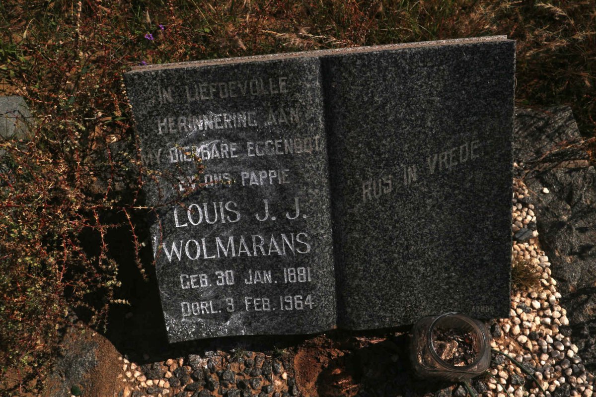 WOLMARANS Louis J.J. 1881-1964
