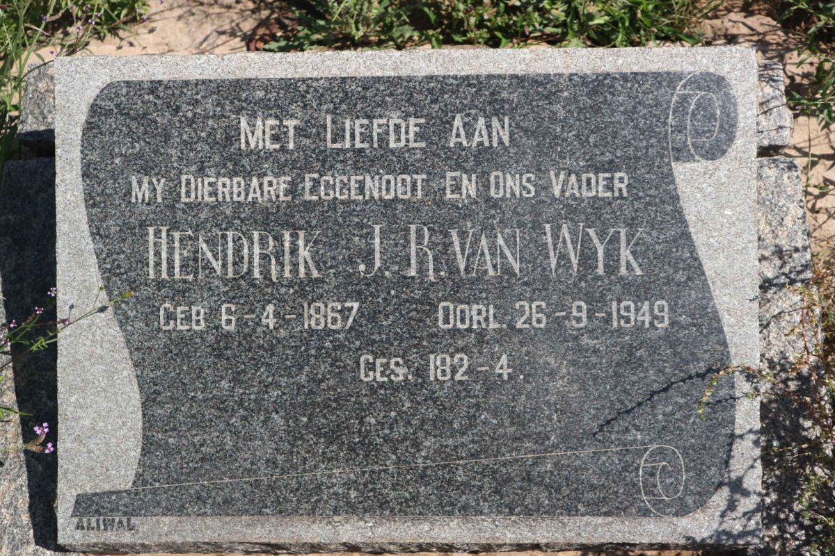 WYK Hendrik J.R., van 1867-1949
