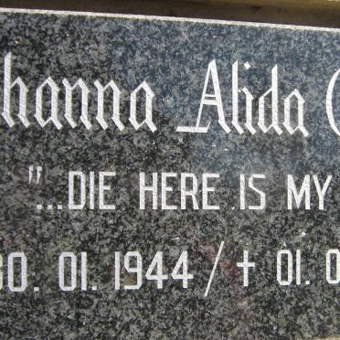 GENIS Johanna Alida 1944-2005