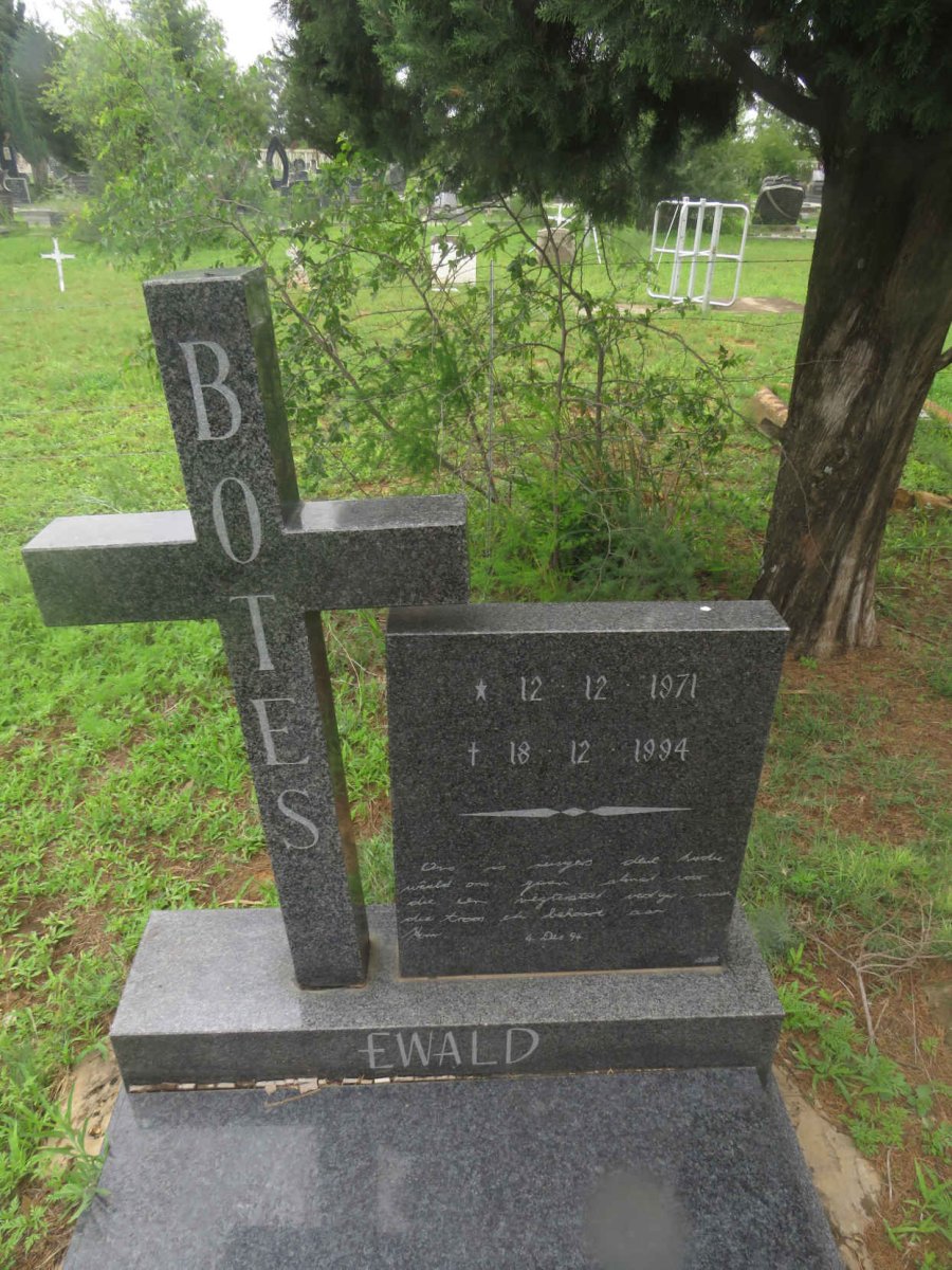 BOTES Ewald 1971-1994