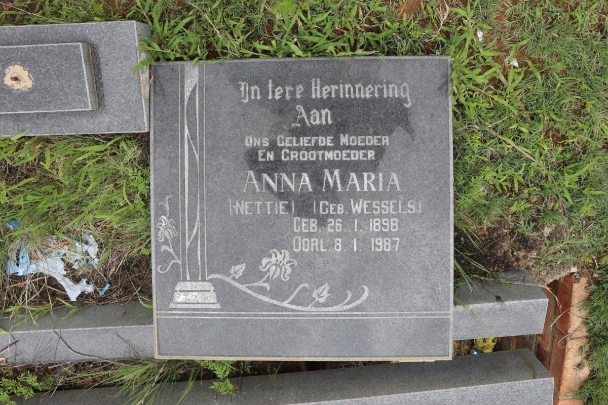 BILJON Petrus Johannes, van 1892-1960 &amp; Anna Maria WESSELS 1898-1987 