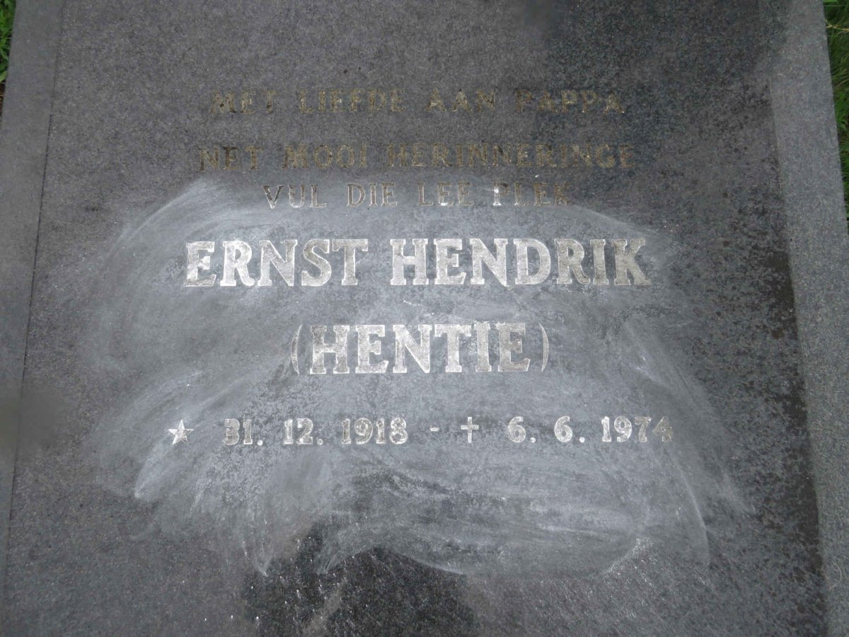 BILJON  Ernst Hendrik, van 1918-1974
