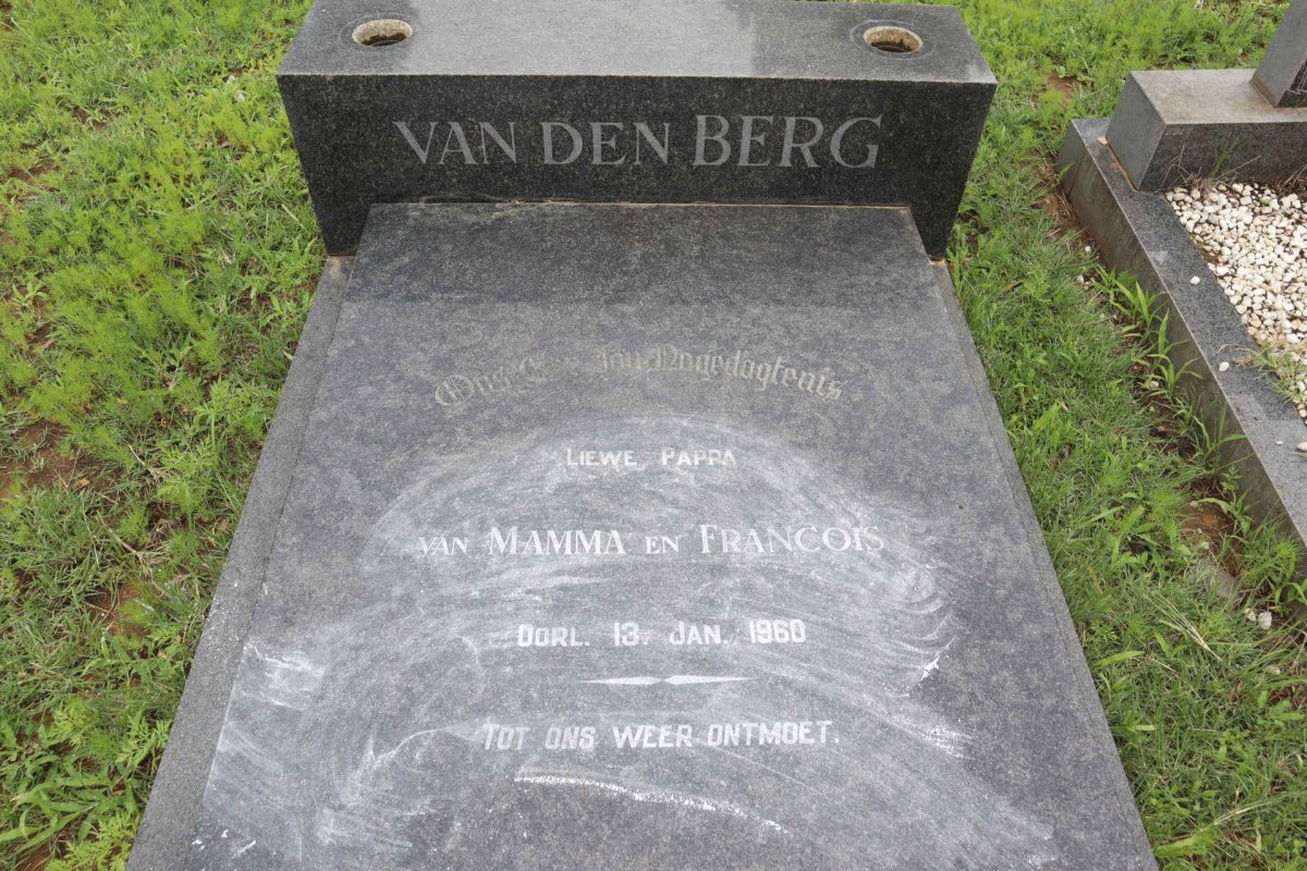 BERG, van den  -1960