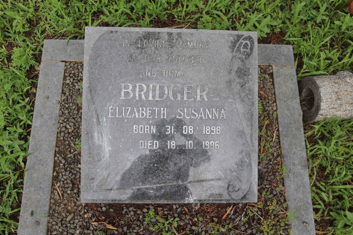 BRIDGER Elizabeth Susanna 1898-1996