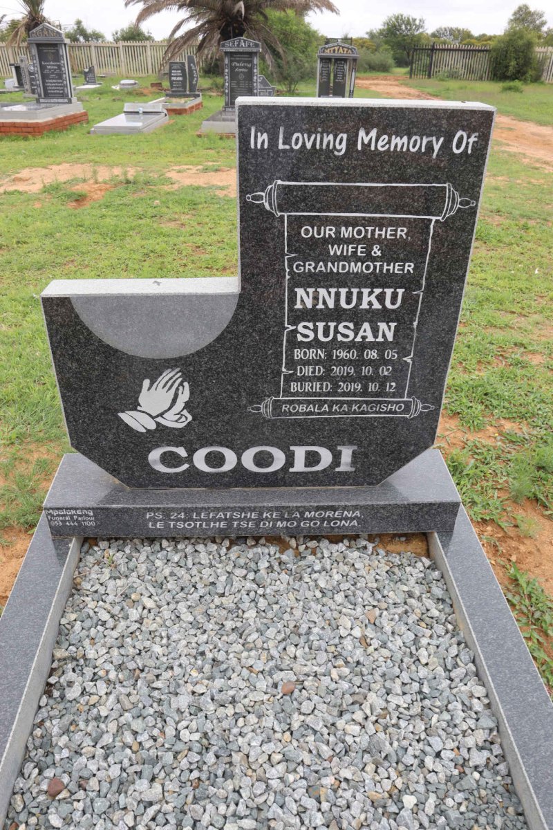 COODI Nnuku Susan 1960-2019