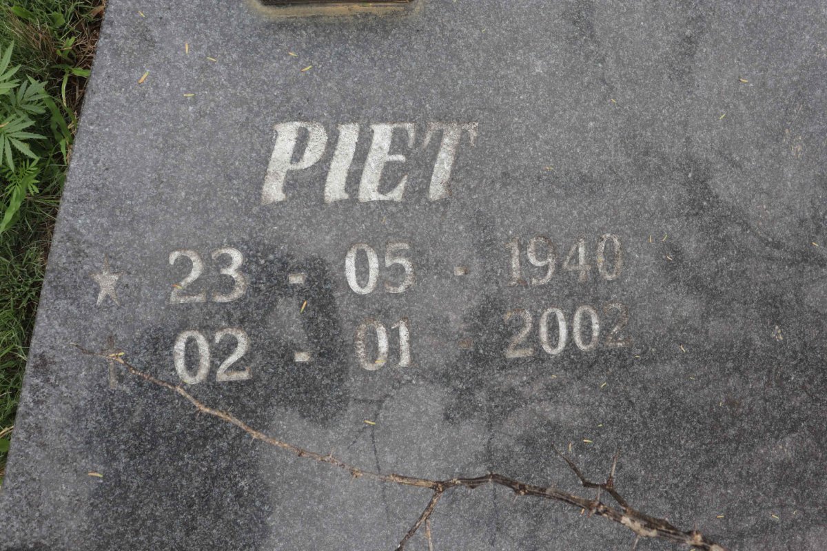 COETZEE Piet 1940-2002 &amp; Lientjie 1941-2006
