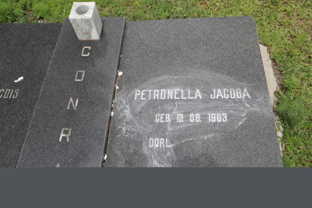 CONRADIE Hendrik Francois 1909-1984 &amp; Petronella Jacoba 1903-