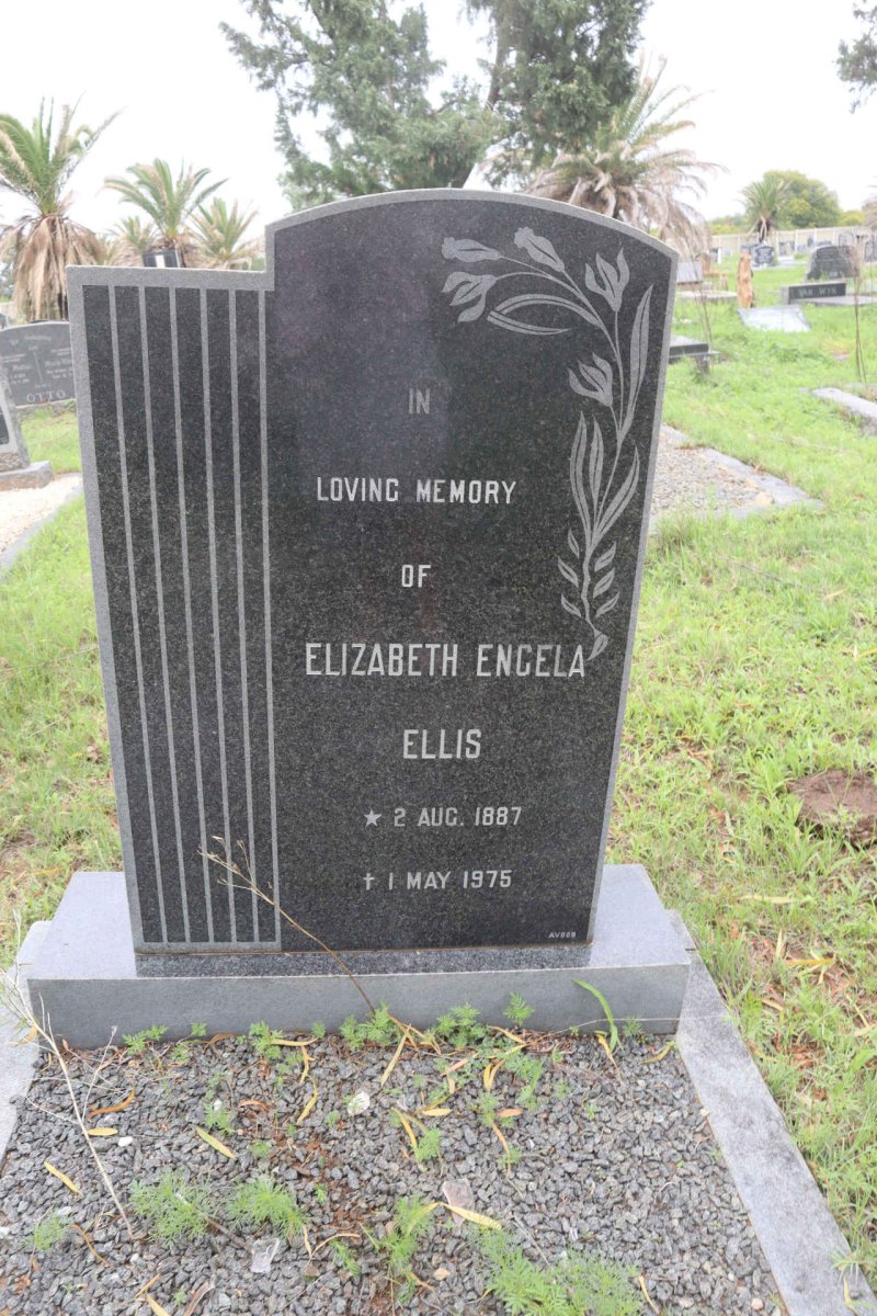 ELLIS Elizabeth Engela 1887-1975