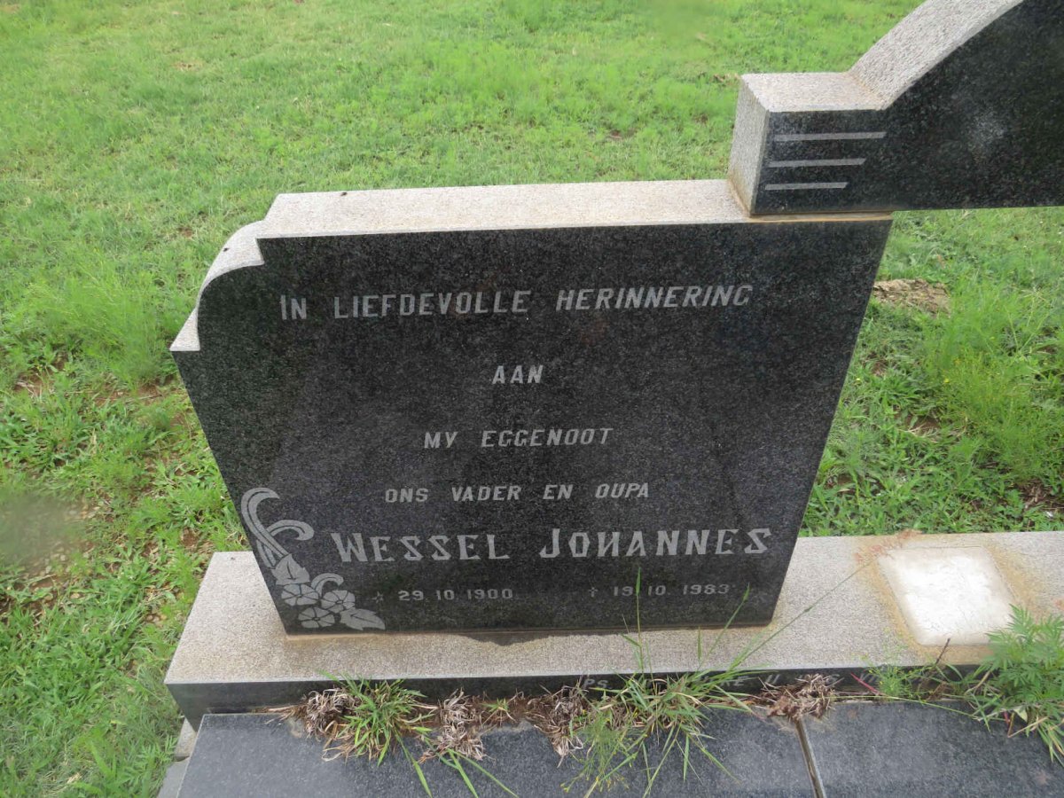 HAVENGA Wessel Johannes 1900-1983 &amp; Elyza H. 1901-1988