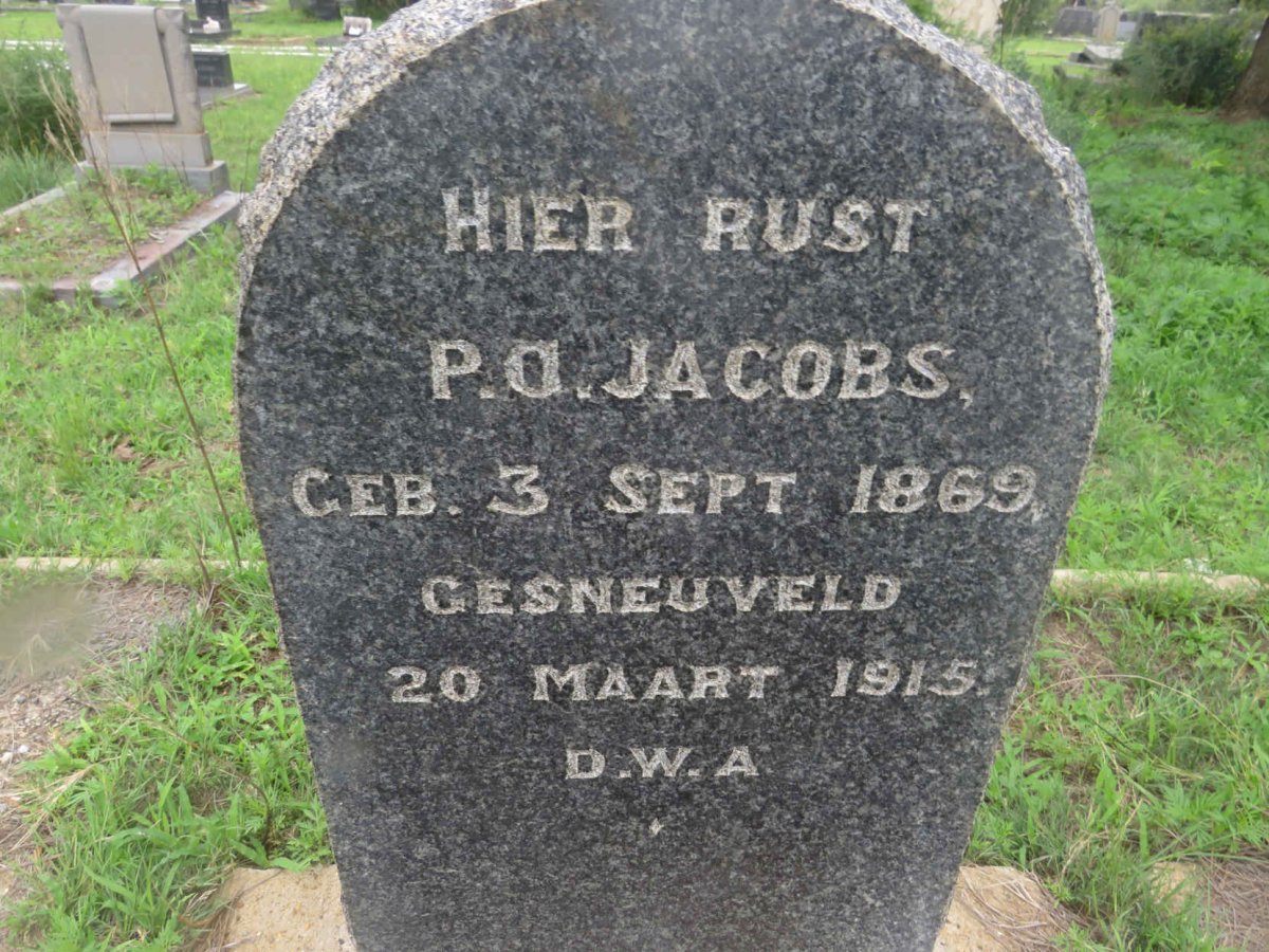 JACOBS P.?. 1869-1915