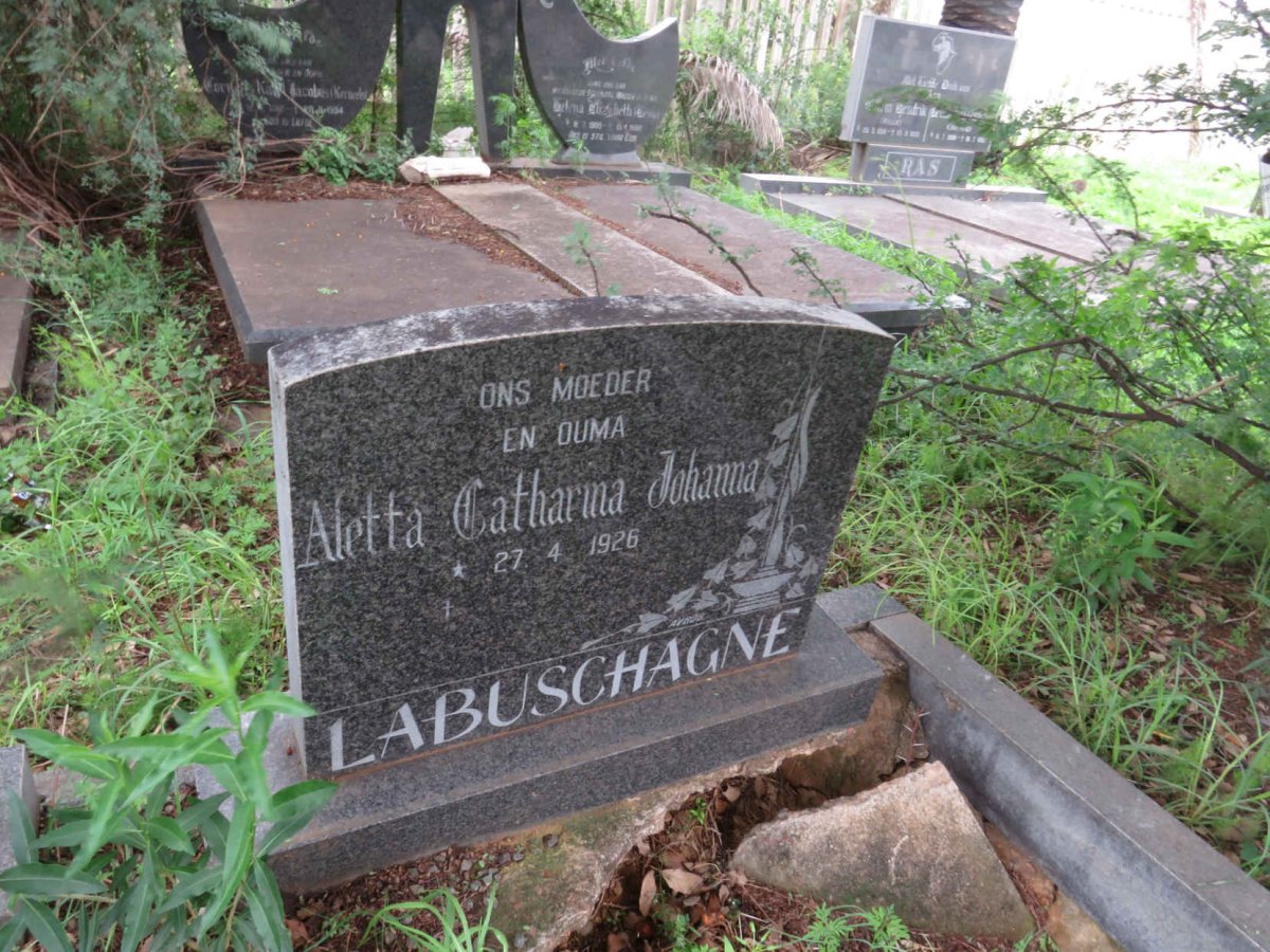LABUSCHAGNE Aletta Catharina Johanna 1926-