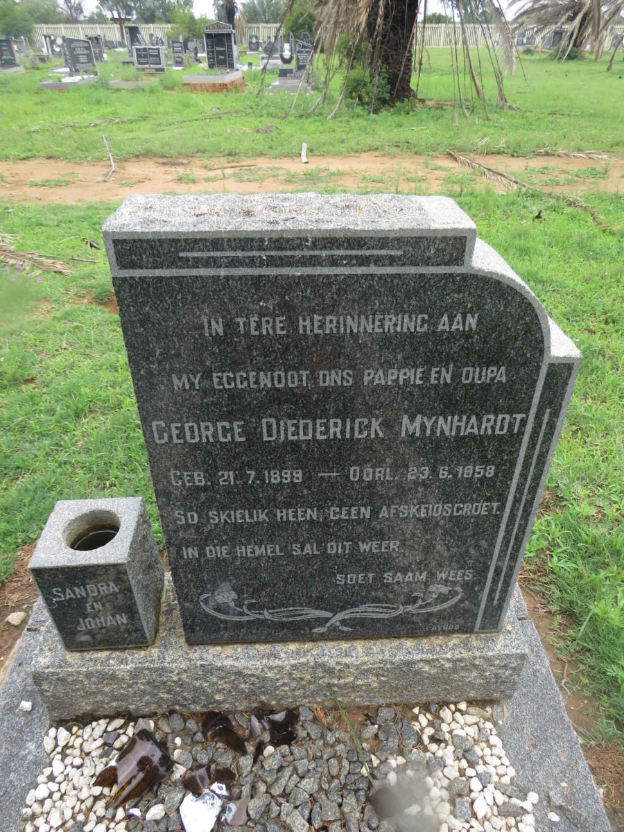 MYNHARDT George Diederick 1899-1958