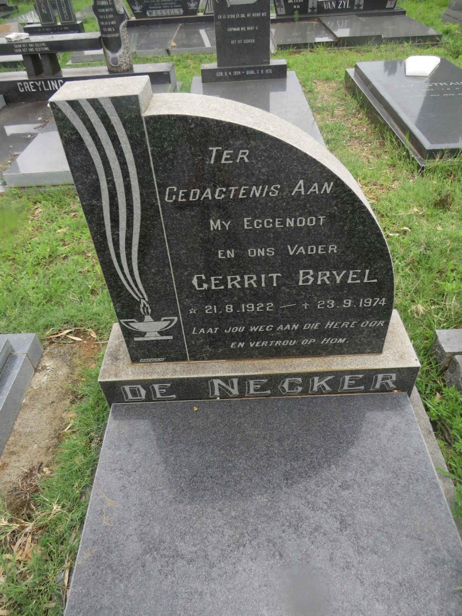 NECKER Gerrit Bryel, de 1922-1974